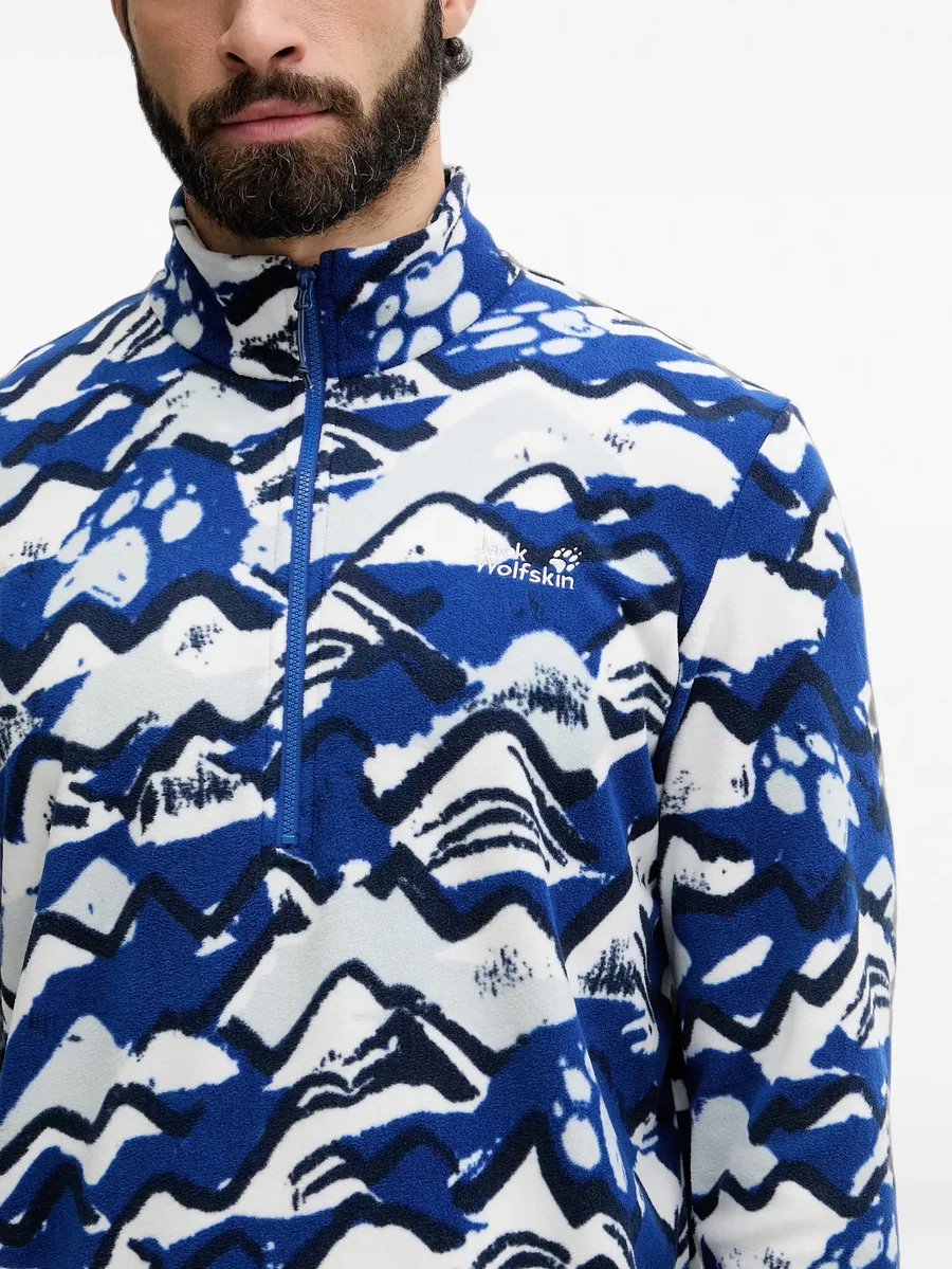 Paw Era 100 Print HZ M quarter-zip sweater 4