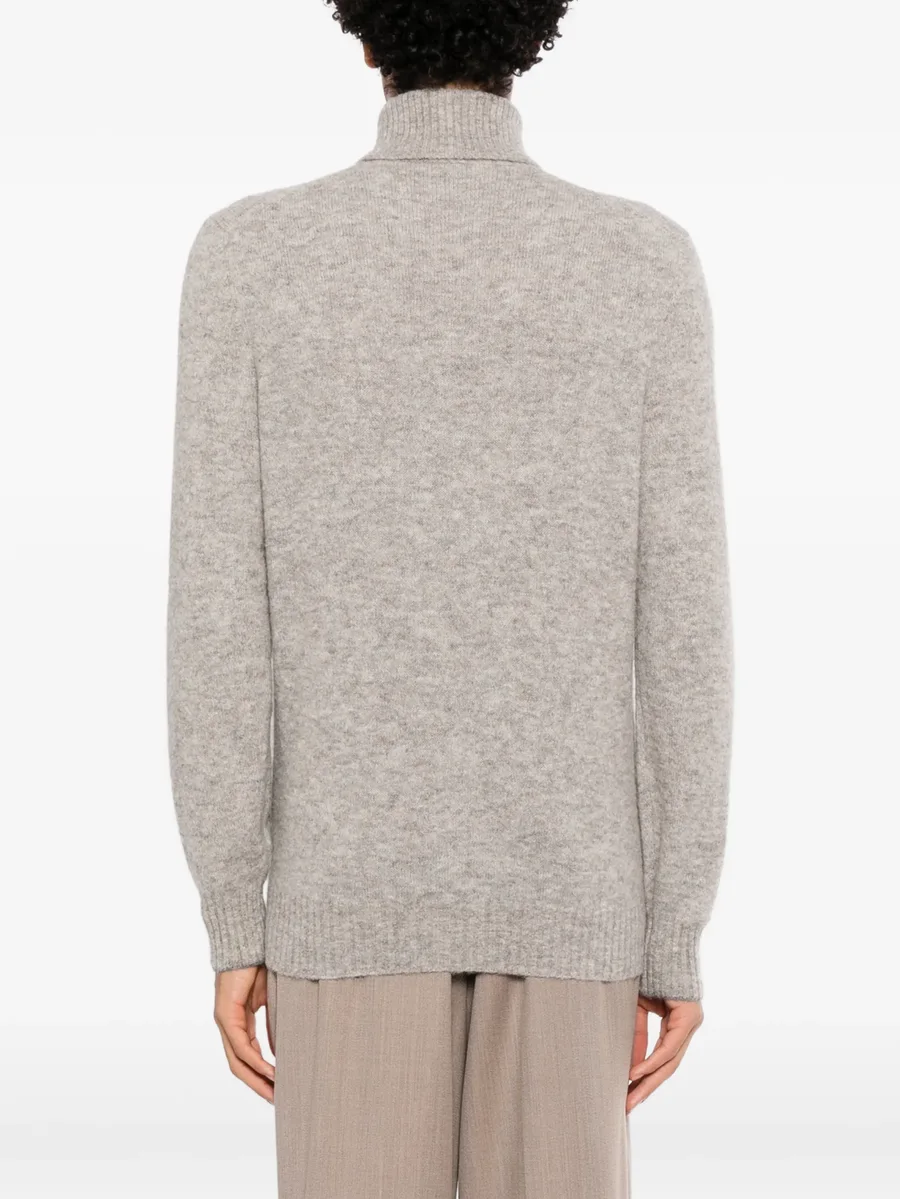roll-neck knitted jumper 4