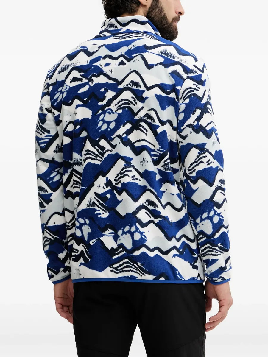 Paw Era 100 Print HZ M quarter-zip sweater 3
