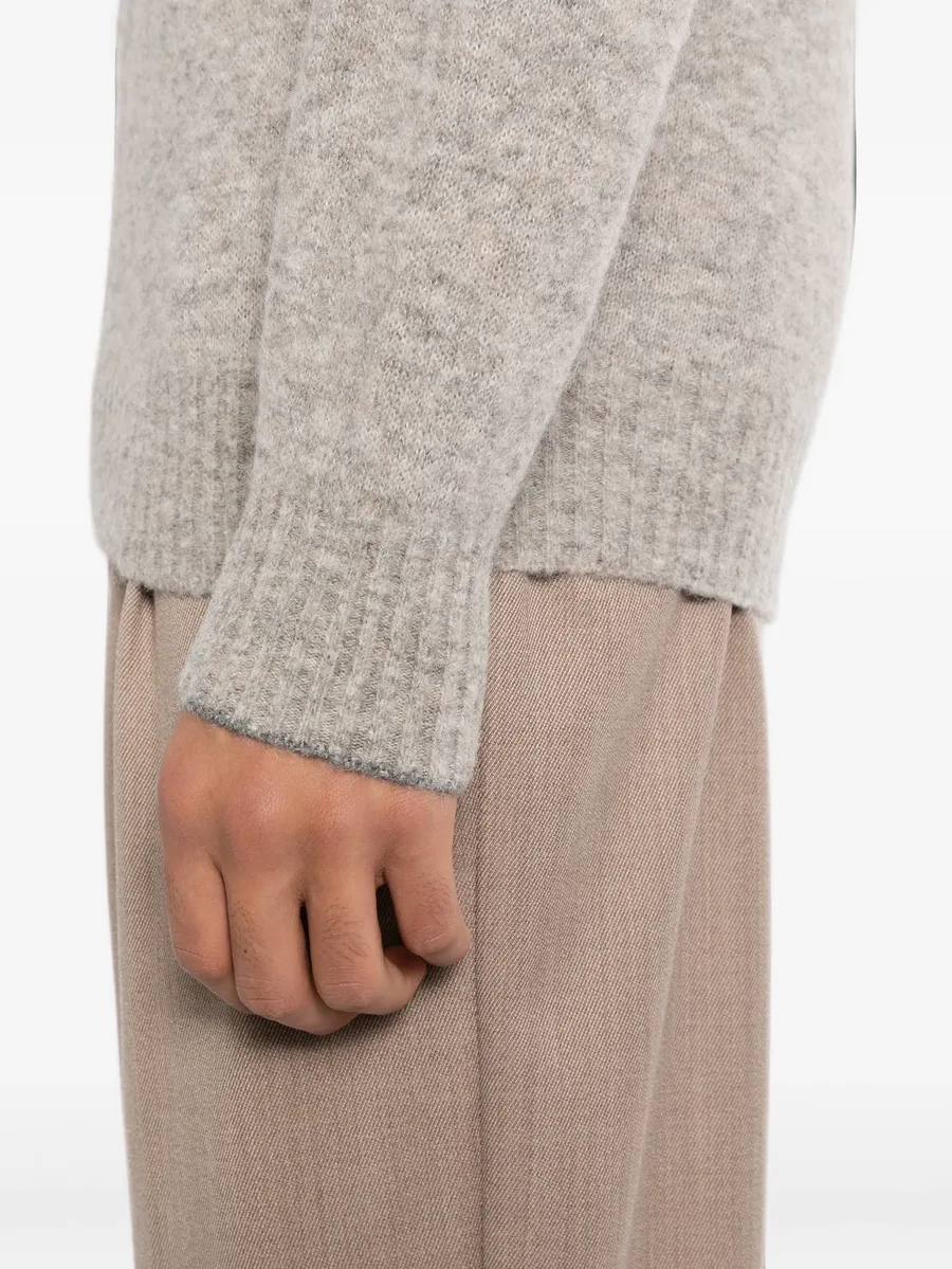 roll-neck knitted jumper 5