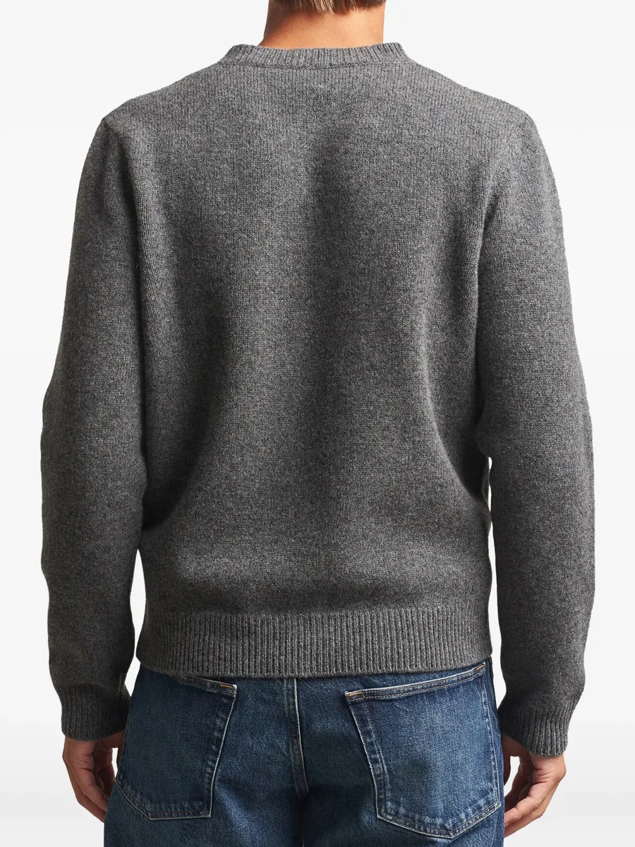 logo-detail wool sweater 3