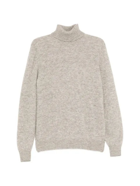 roll-neck knitted jumper