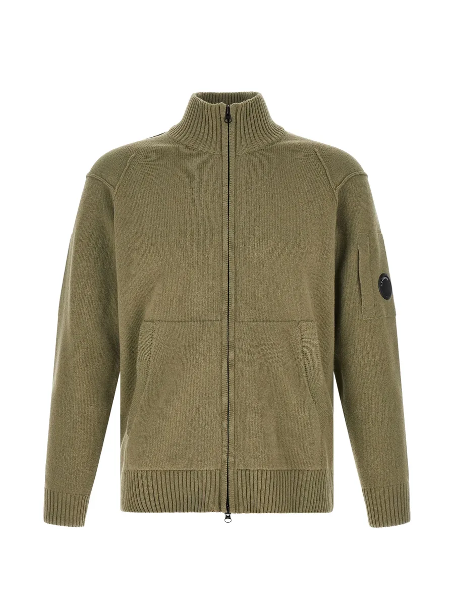 lambswool Lens full-zip sweater 1