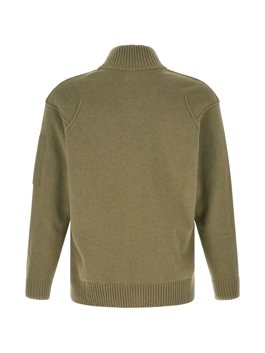 lambswool Lens full-zip sweater 2