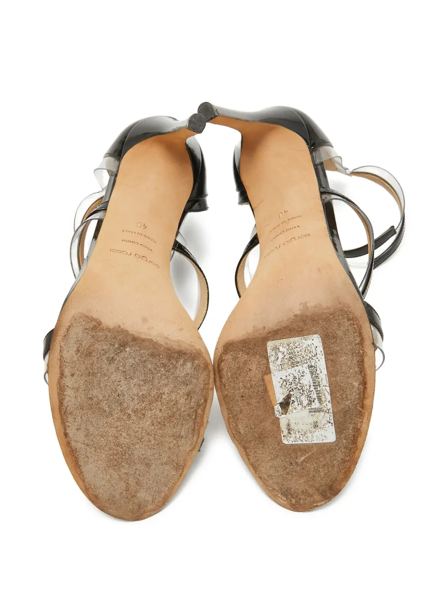 pre-owned 110mm Karen stiletto sandals 10