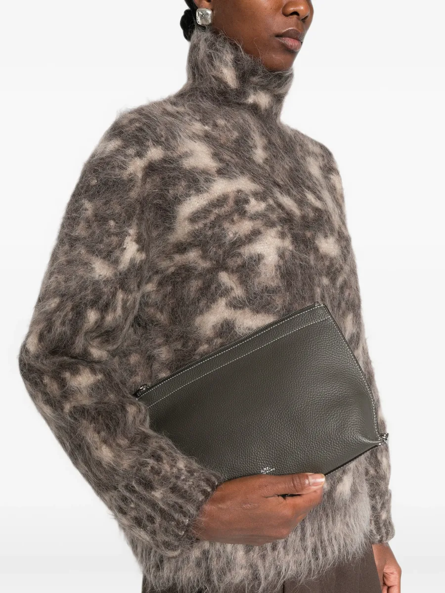 Neige Clou leather clutch bag 2