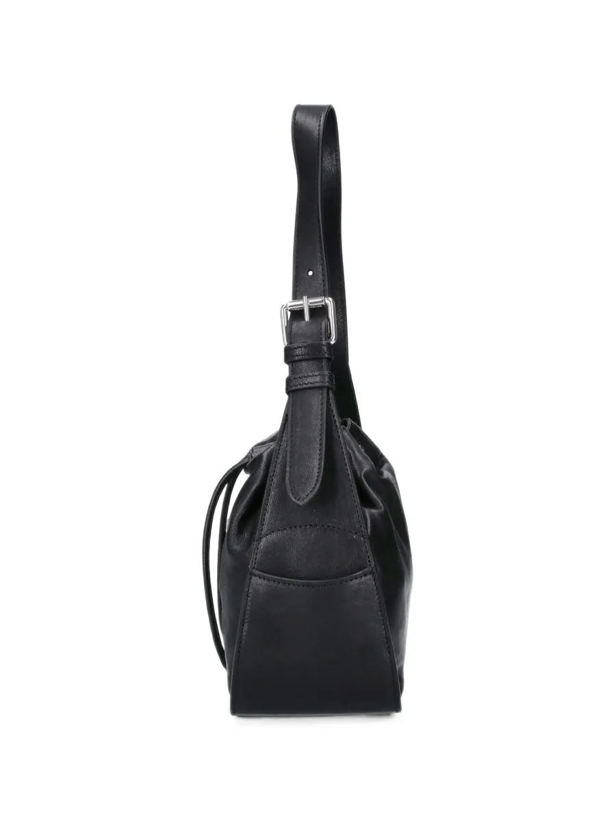 Stacey Orb-plaque drawstring bucket bag 4