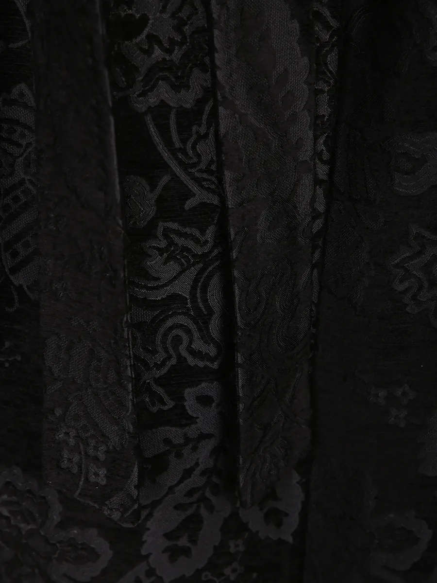 paisley-jacquard belted coat 3