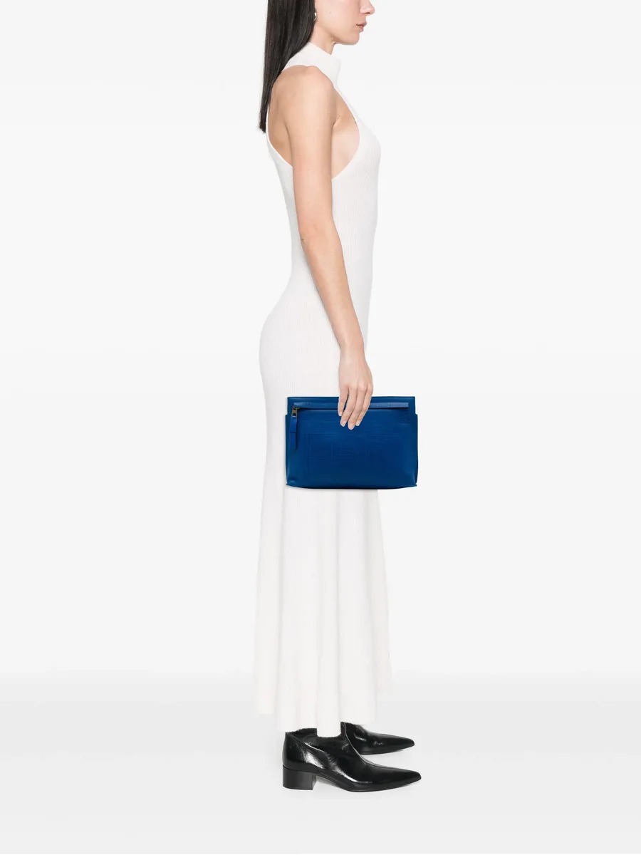 2015 Leather Anagram T clutch bag 2