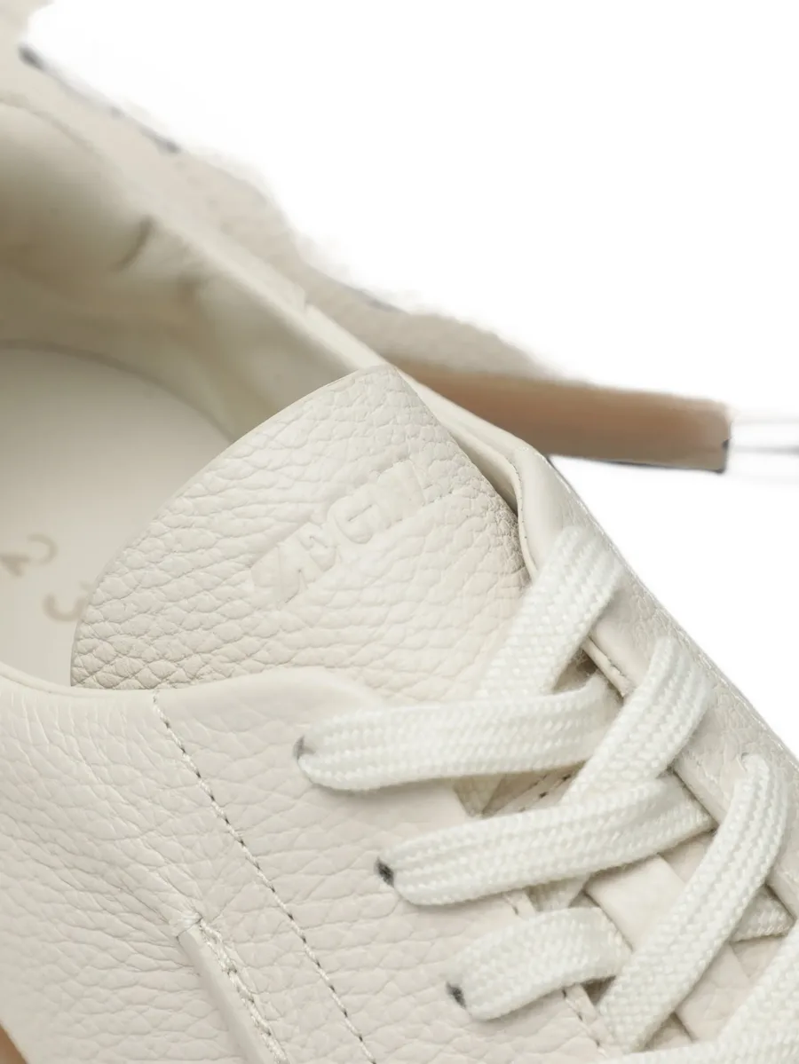 white leather 232 sneakers 5