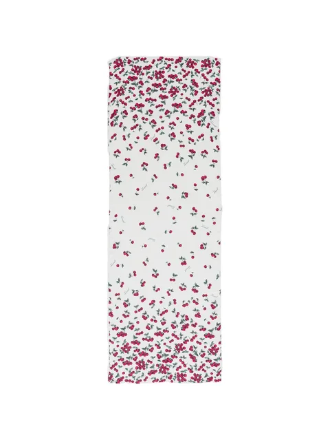 cherry-print stole