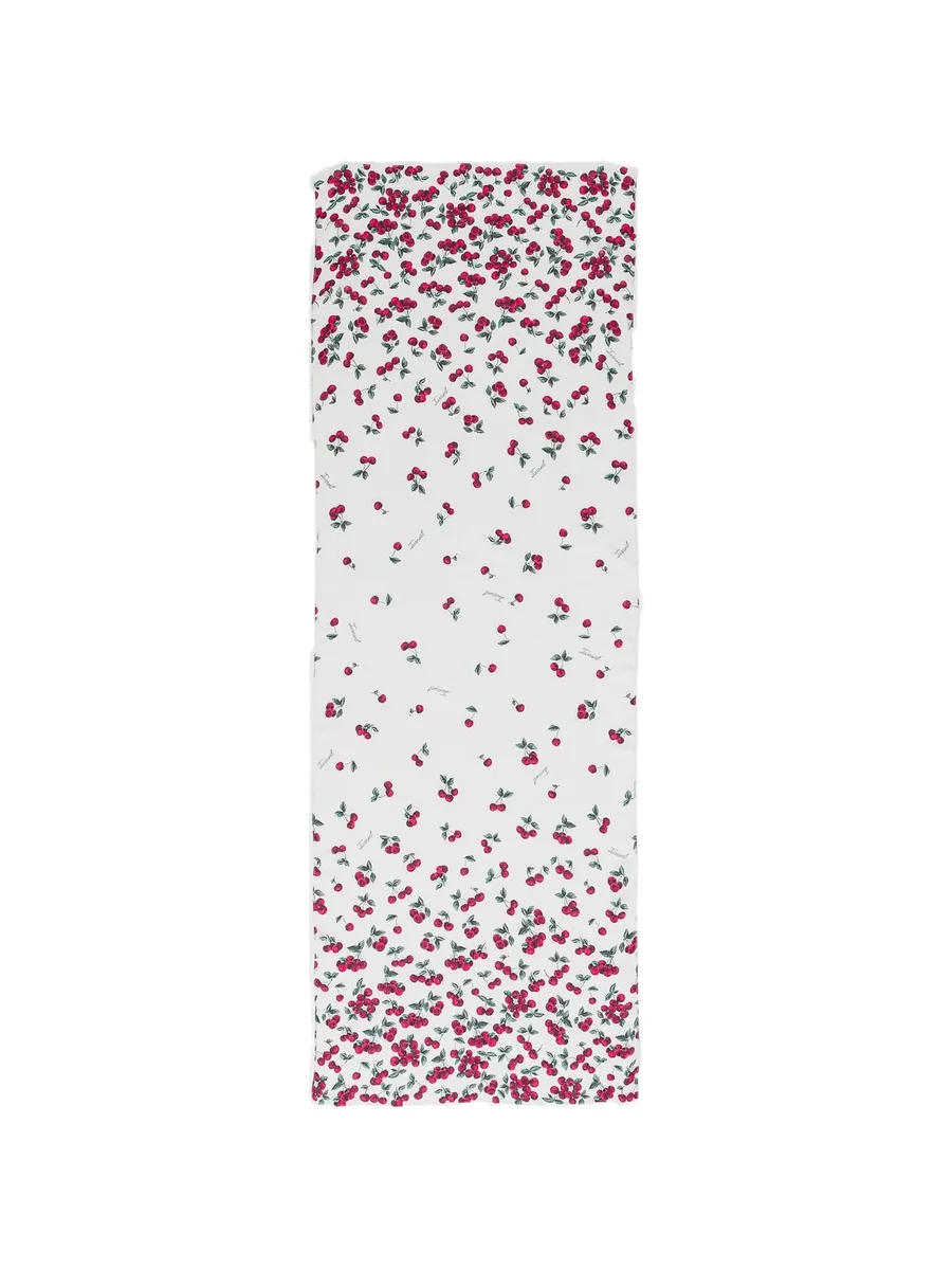 cherry-print stole 1
