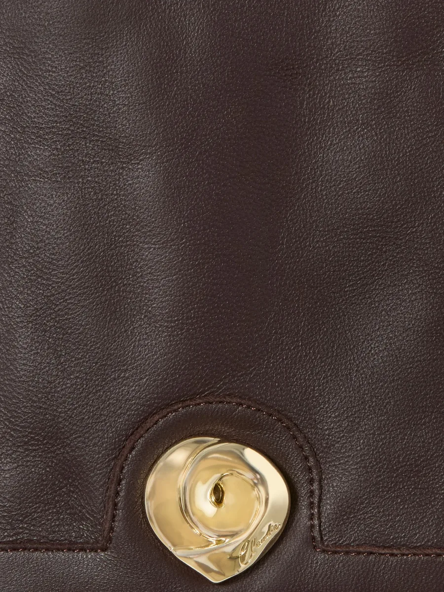logo-plaque leather gloves 2