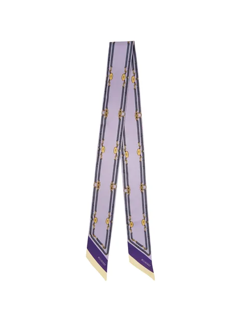 chain-print scarf