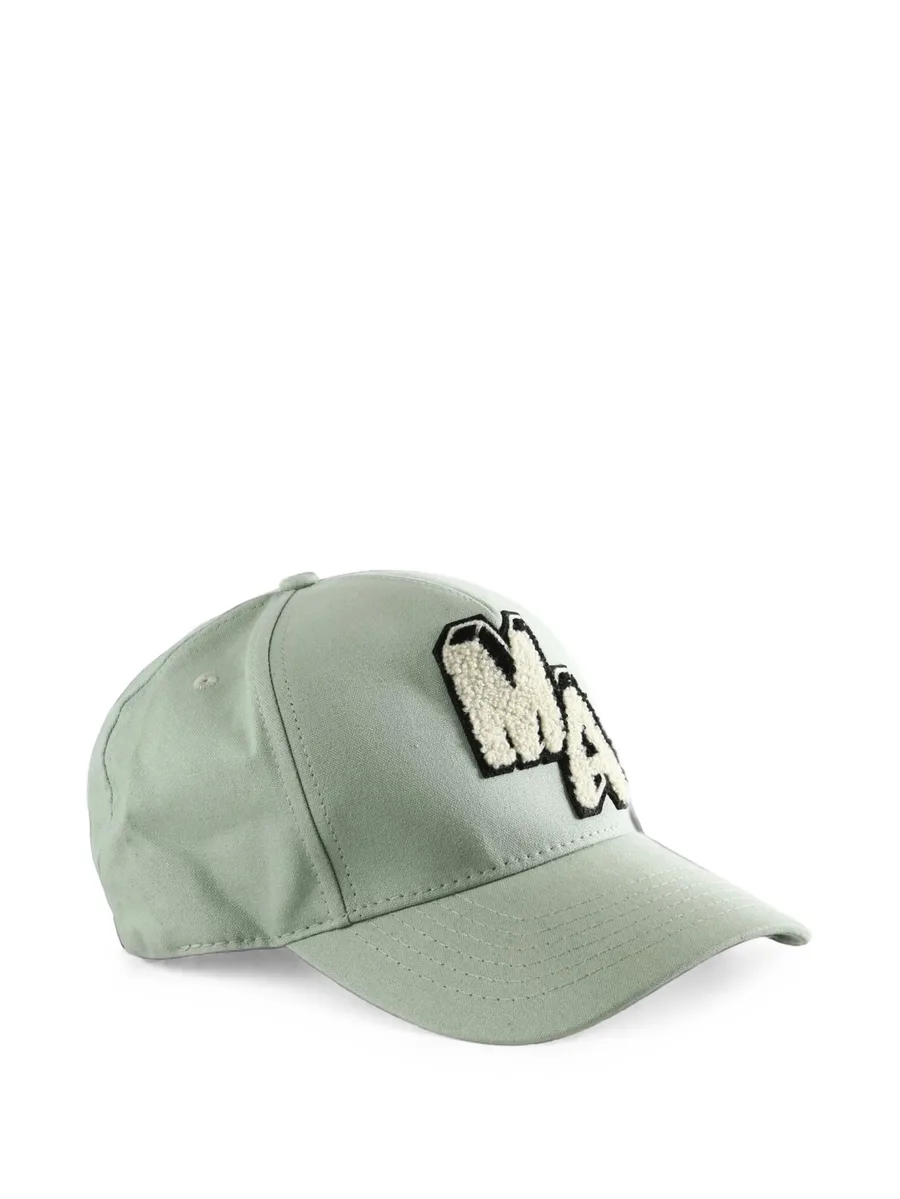 MA bouclé-patch baseball cap 2