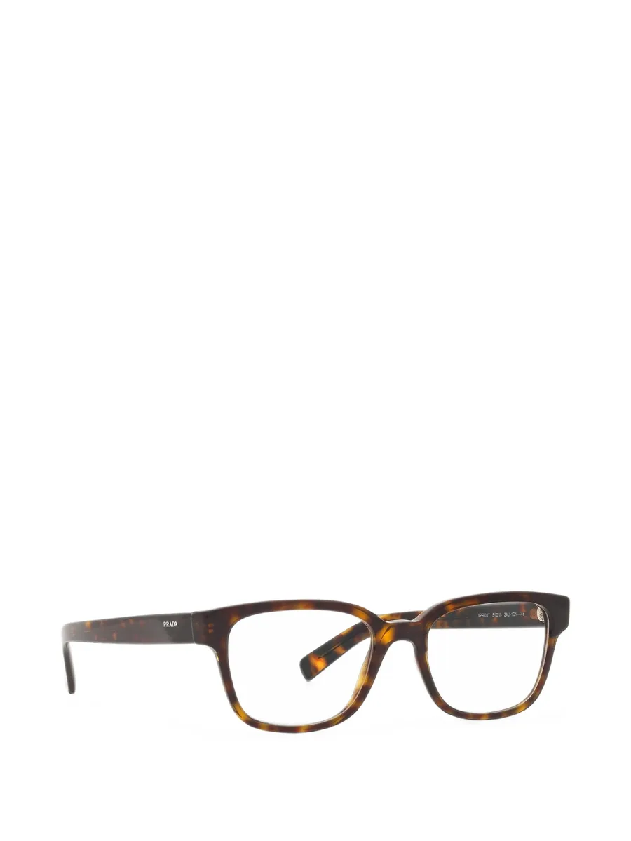 tortoiseshell-effect rectangle-frame glasses 2