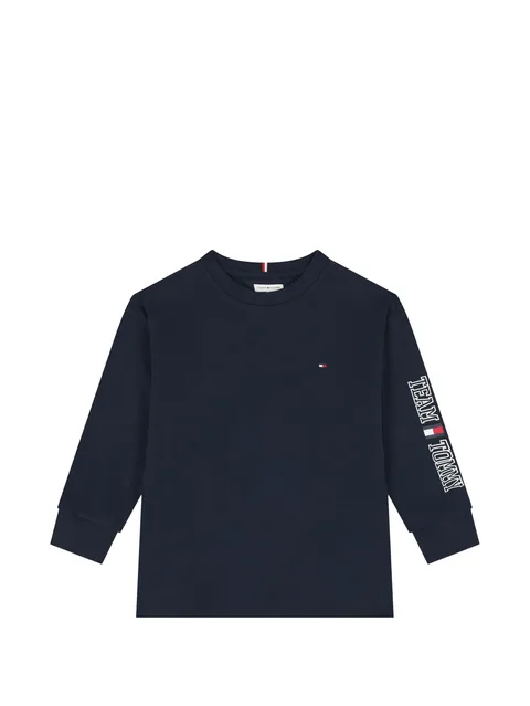 logo-embroidered T-shirt