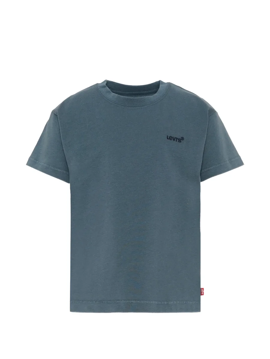 logo-embroidered T-shirt 1