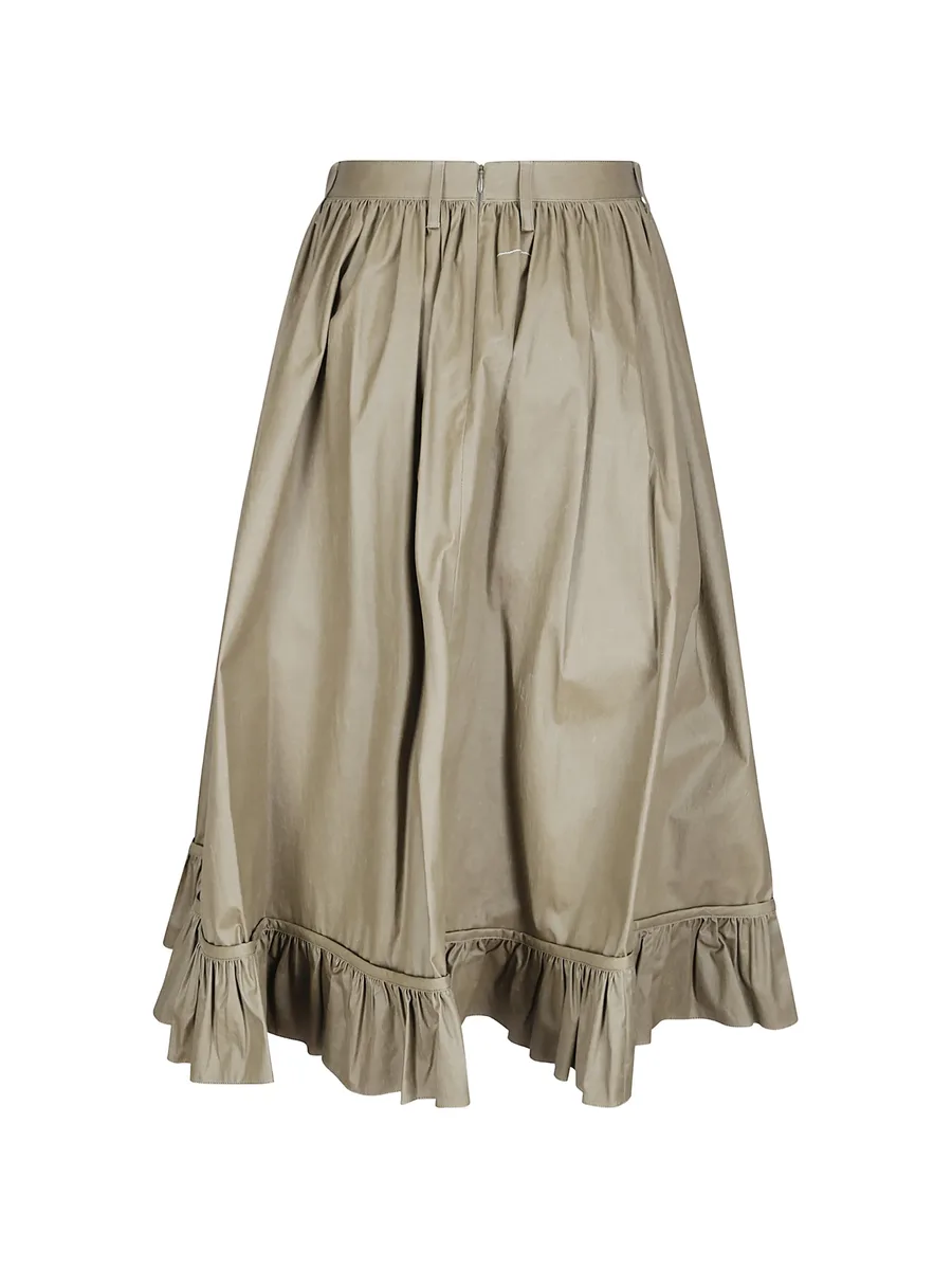 ruffled gathered maxi skirt 2