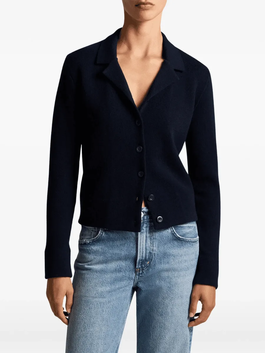 notched-collar cardigan 2