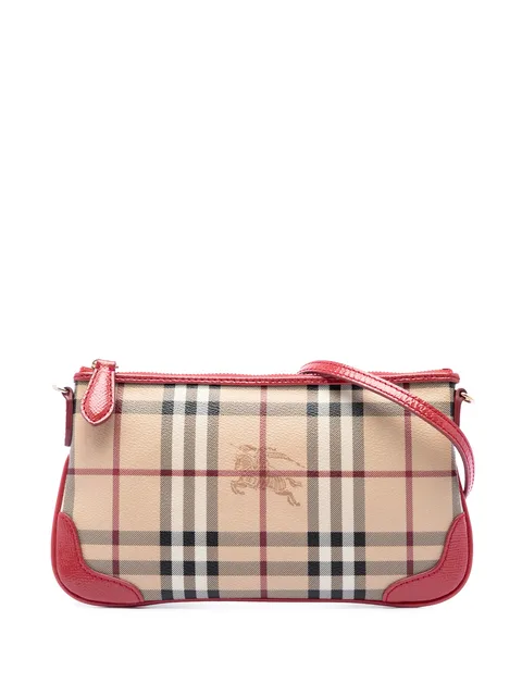 2000-2017 Haymarket Check Coated Canvas Peyton crossbody bag