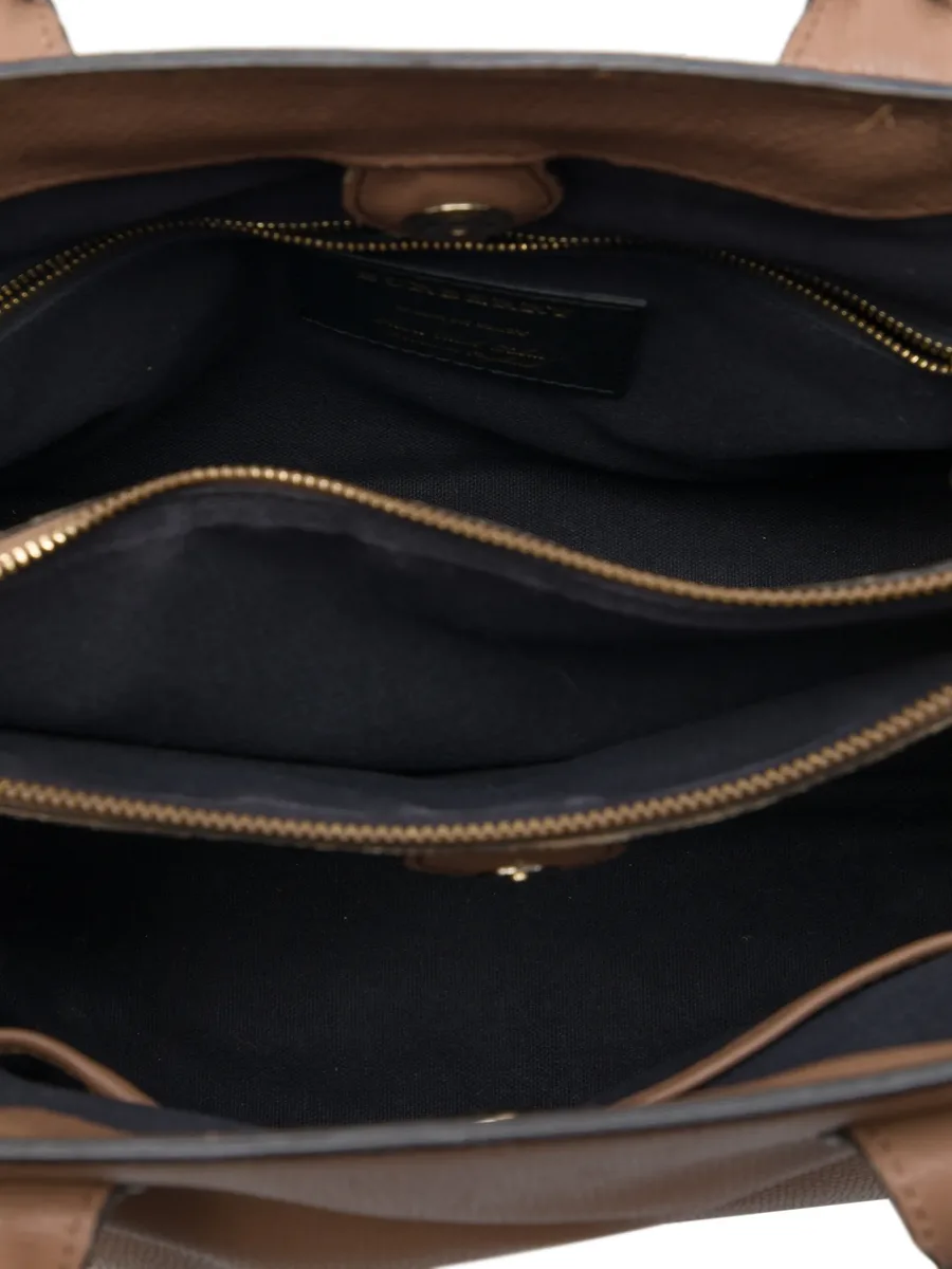 2000-2017 Medium Calfskin and House Check Banner satchel 5