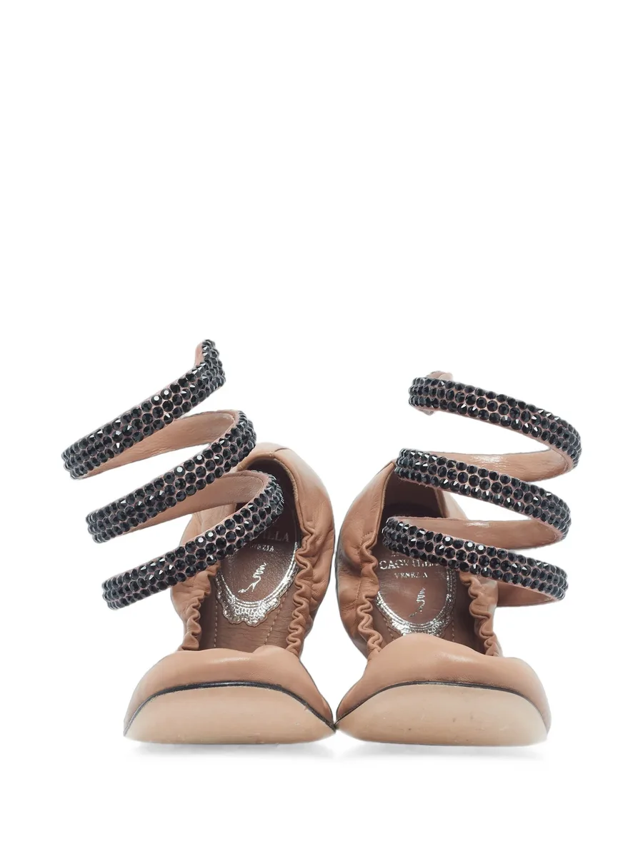 Cleo ankle-wrap ballet flats 4