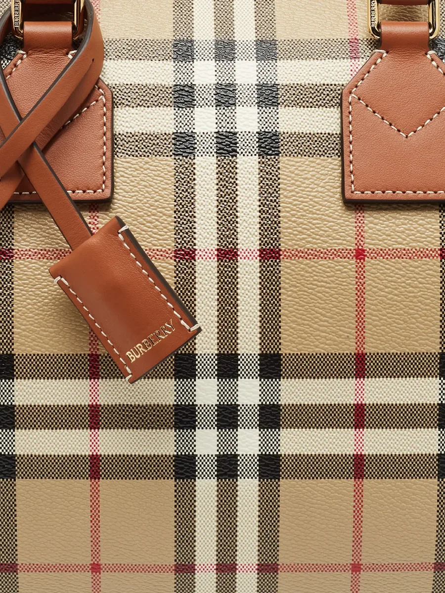 Vintage Check bowling bag 4