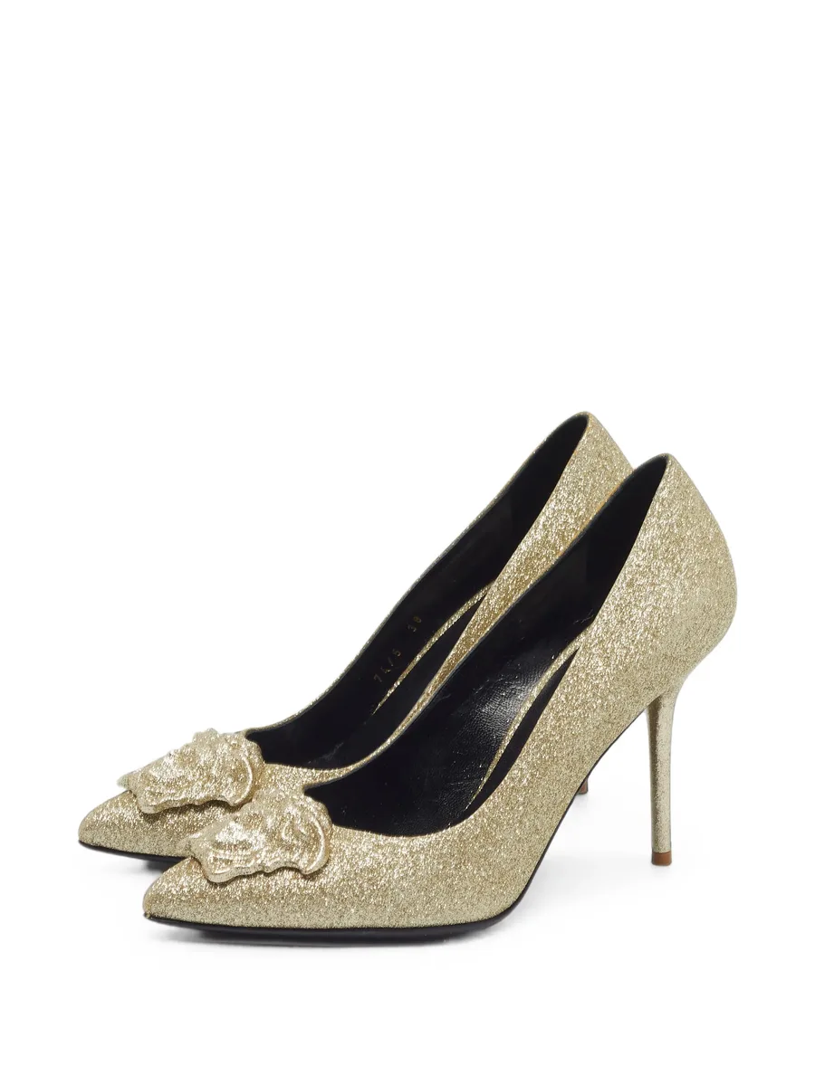 Icon Medusa glitter pumps 2