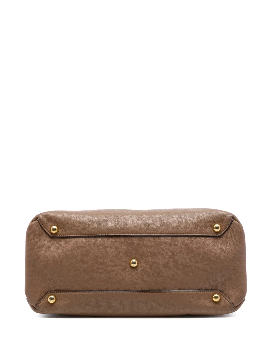 2000-2017 Medium Calfskin and House Check Banner satchel 4