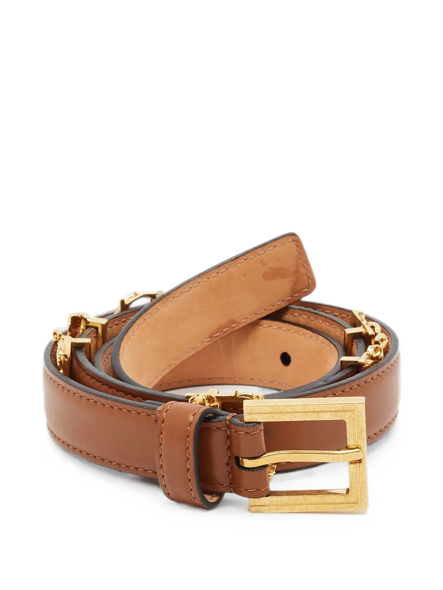 Baroque Logo buckle belt 1