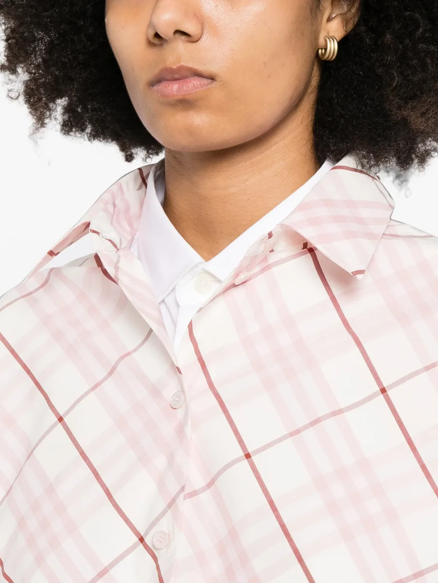 check-pattern shirt 3