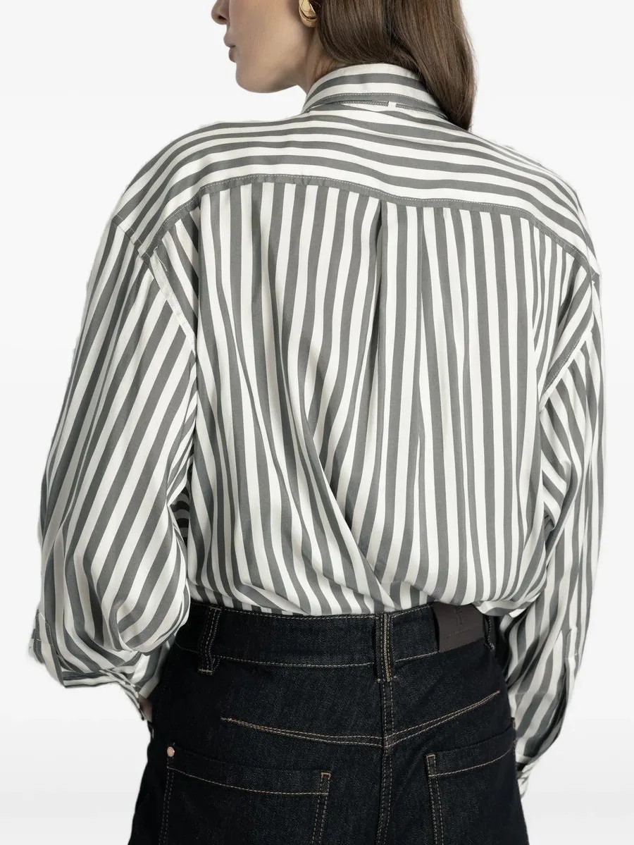 wide-stripe relaxed shirt 2