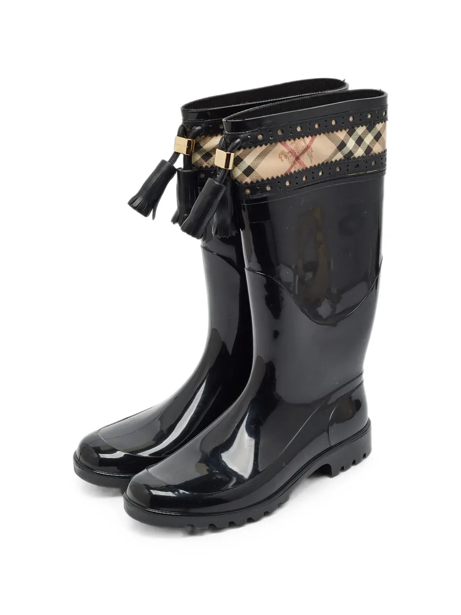 Haymarket tassel rain boots 2