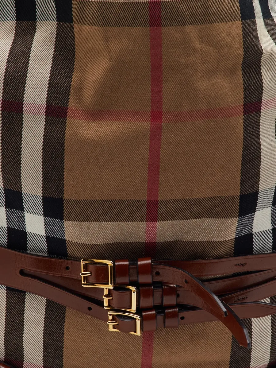 medium Bridle Gosford House Check tote bag 5