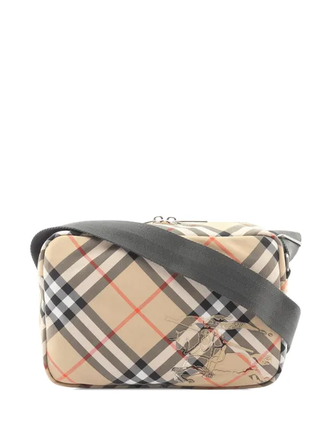 2015-2026 Supernova Check Canvas crossbody bag