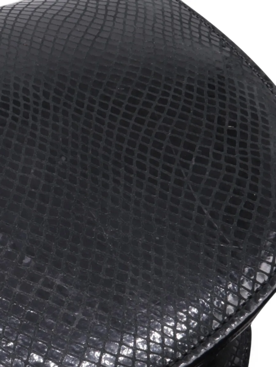 Demi-Lune snake-embossed crossbody bag 7