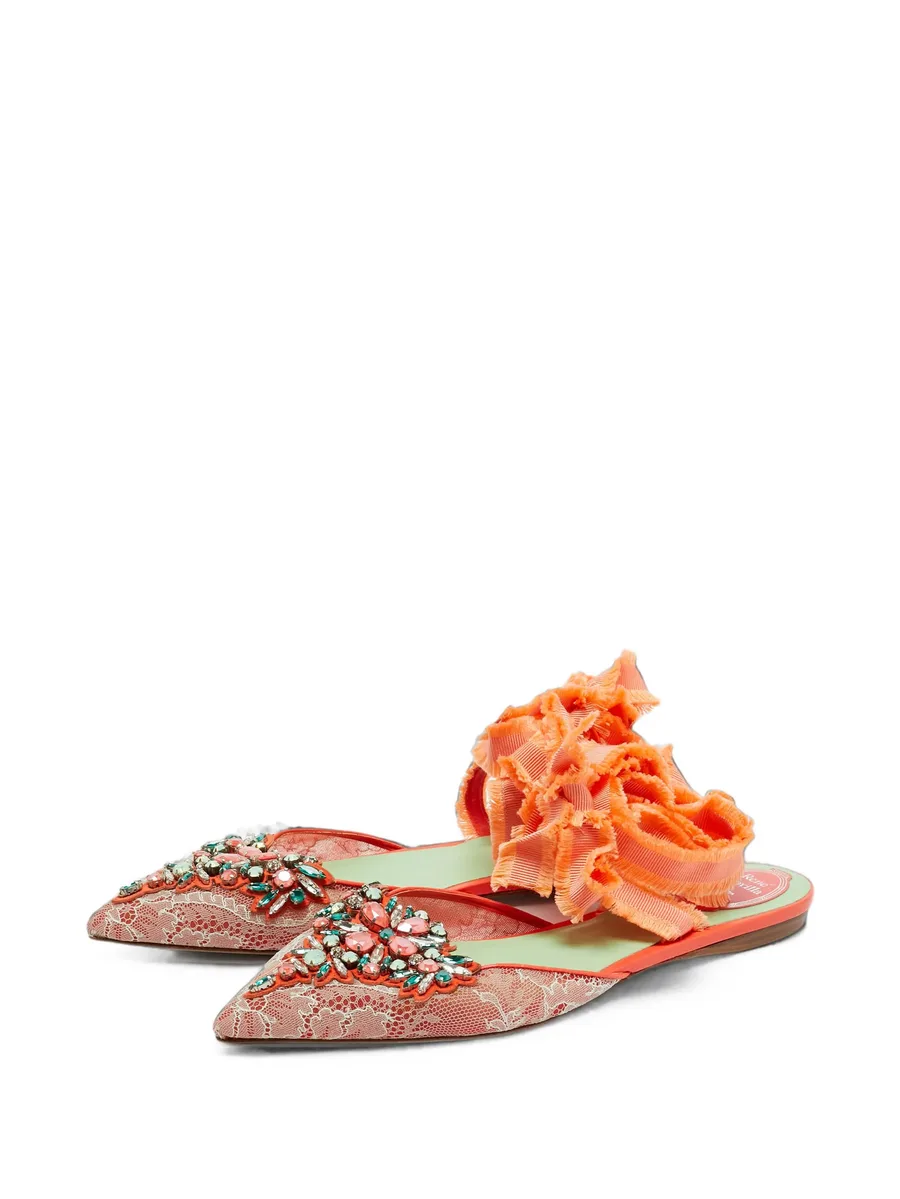 lace crystal-embellished sandals 3
