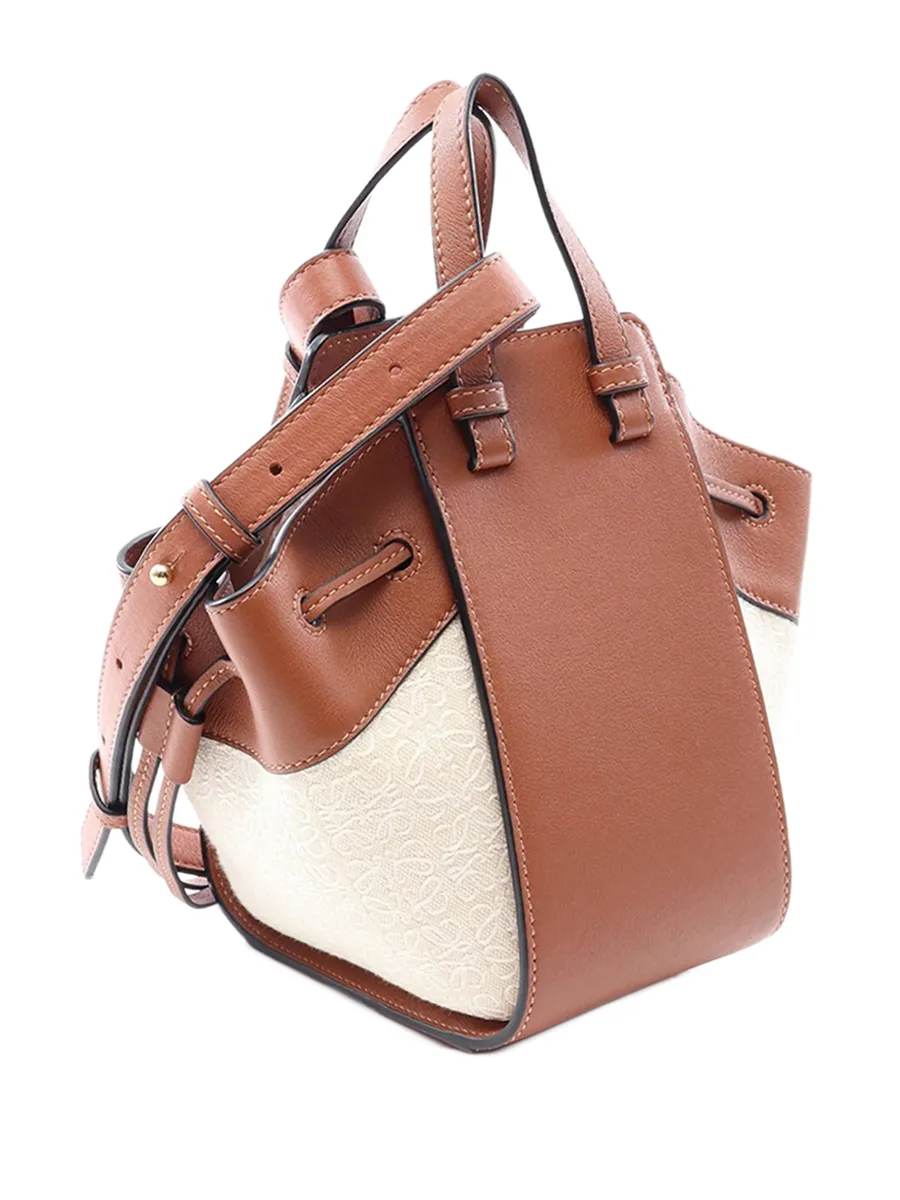 2010-2026 Mini Leather and Canvas Hammock Bag satchel 3