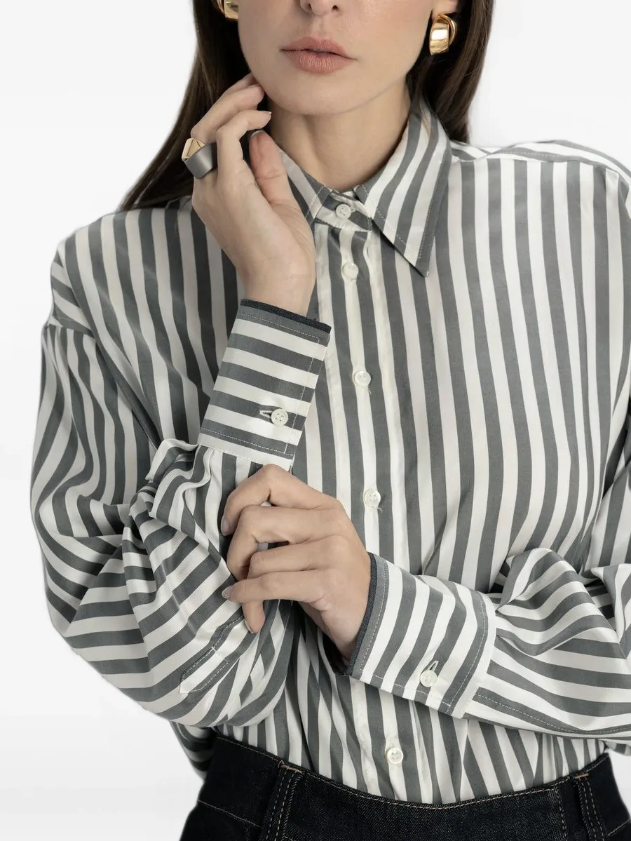 wide-stripe relaxed shirt 3