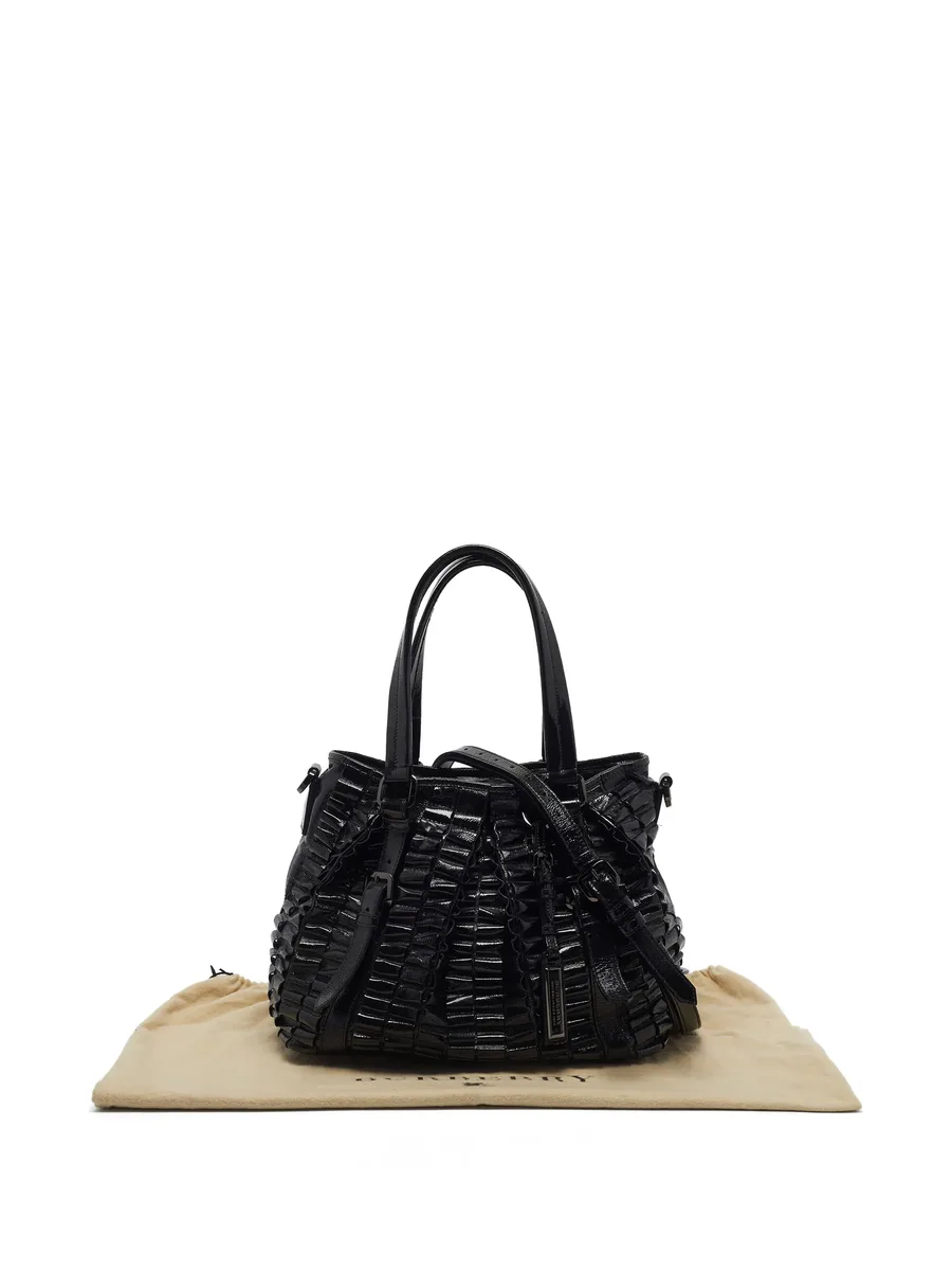 large Lowry patent leather tote bag 2