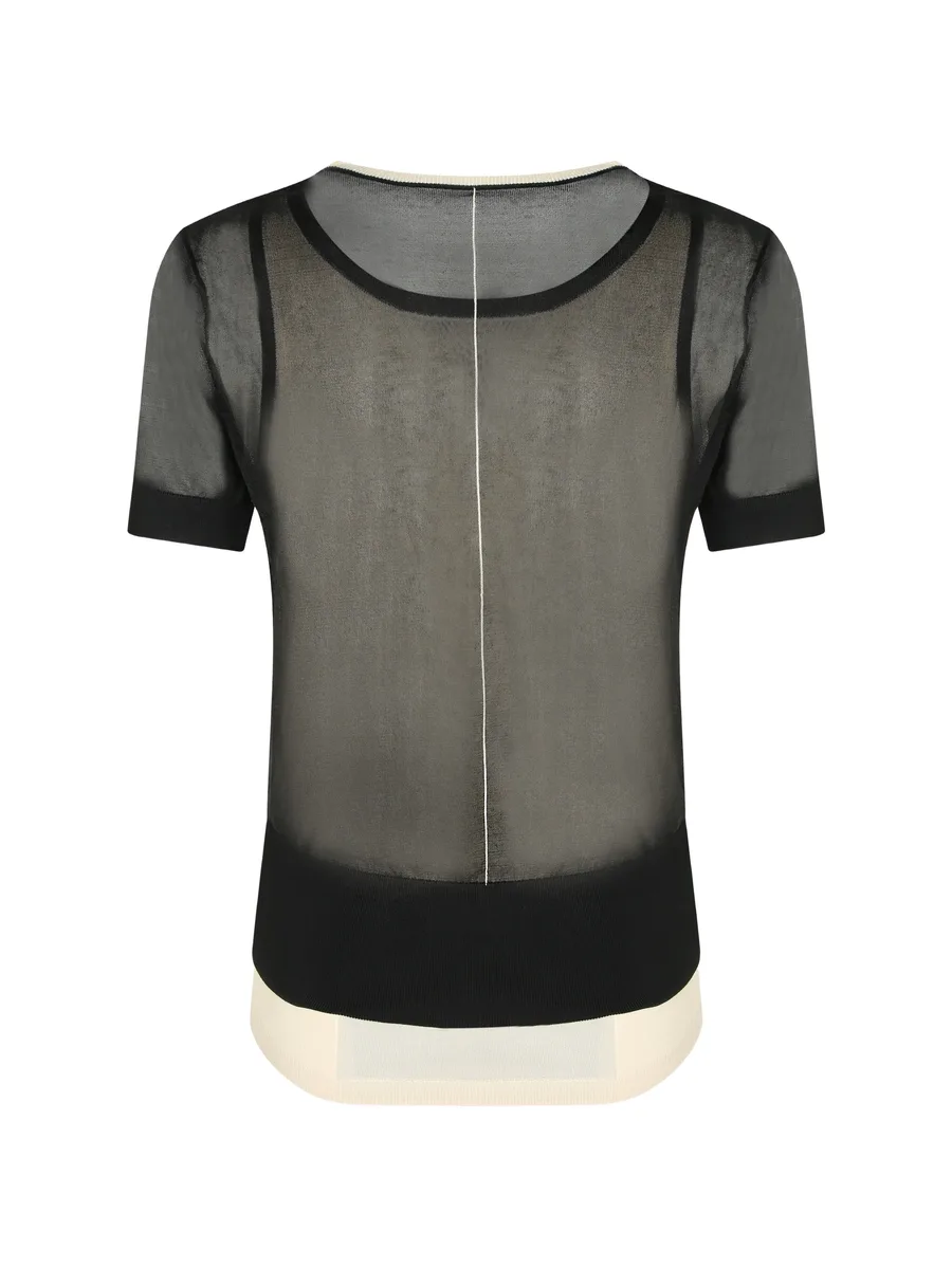 black double-layer T-Shirt 2