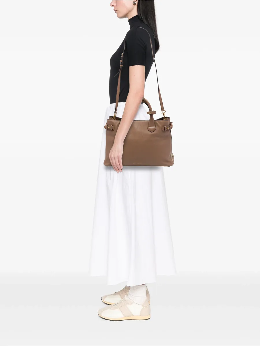 2000-2017 Medium Calfskin and House Check Banner satchel 2
