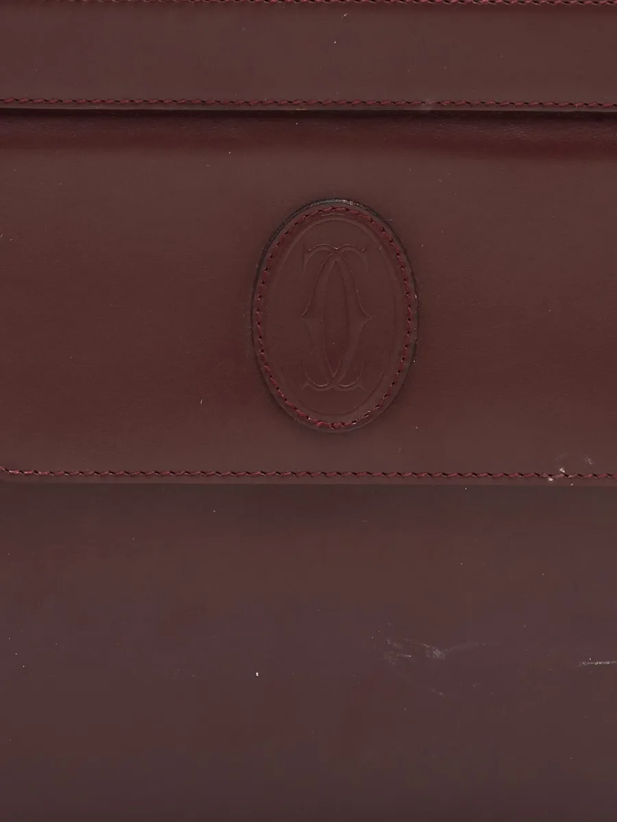 Must de Cartier leather clutch bag 4