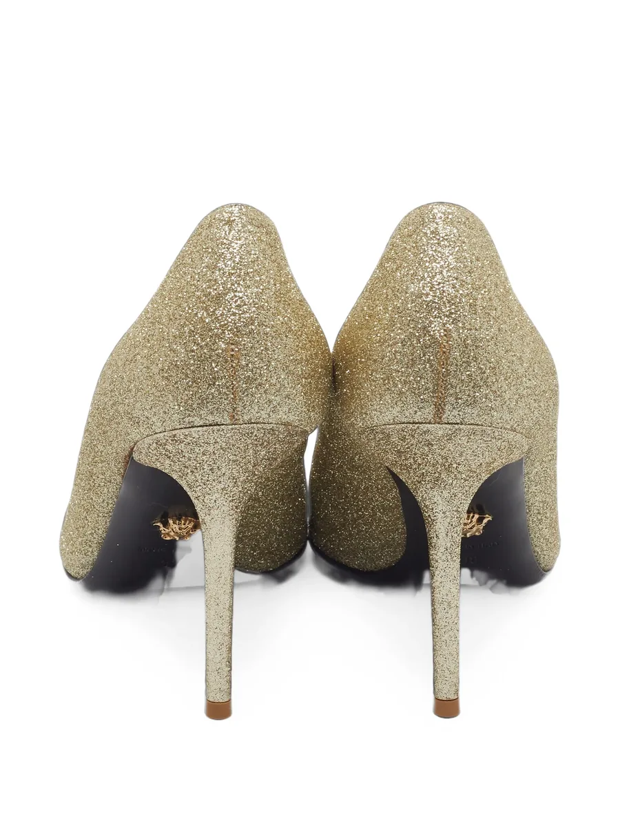 Icon Medusa glitter pumps 3