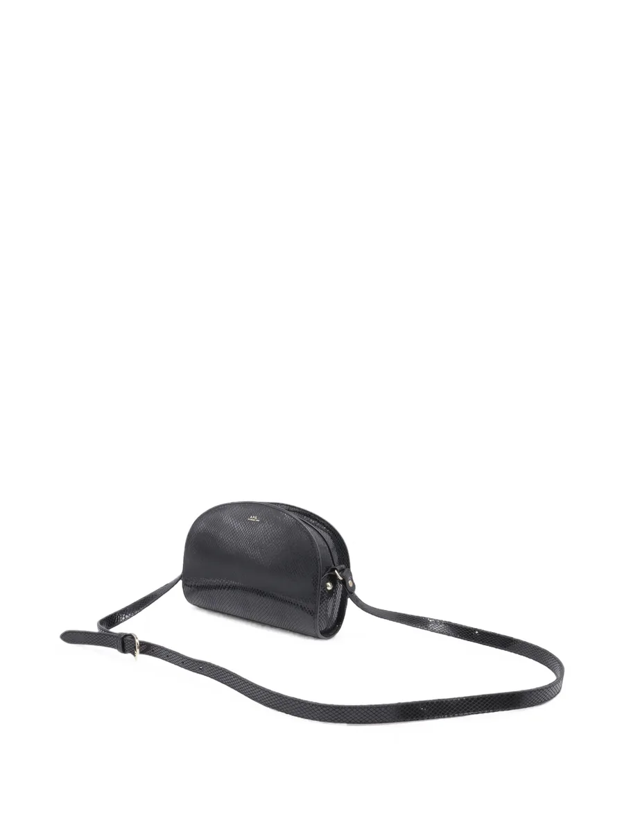 Demi-Lune snake-embossed crossbody bag 4