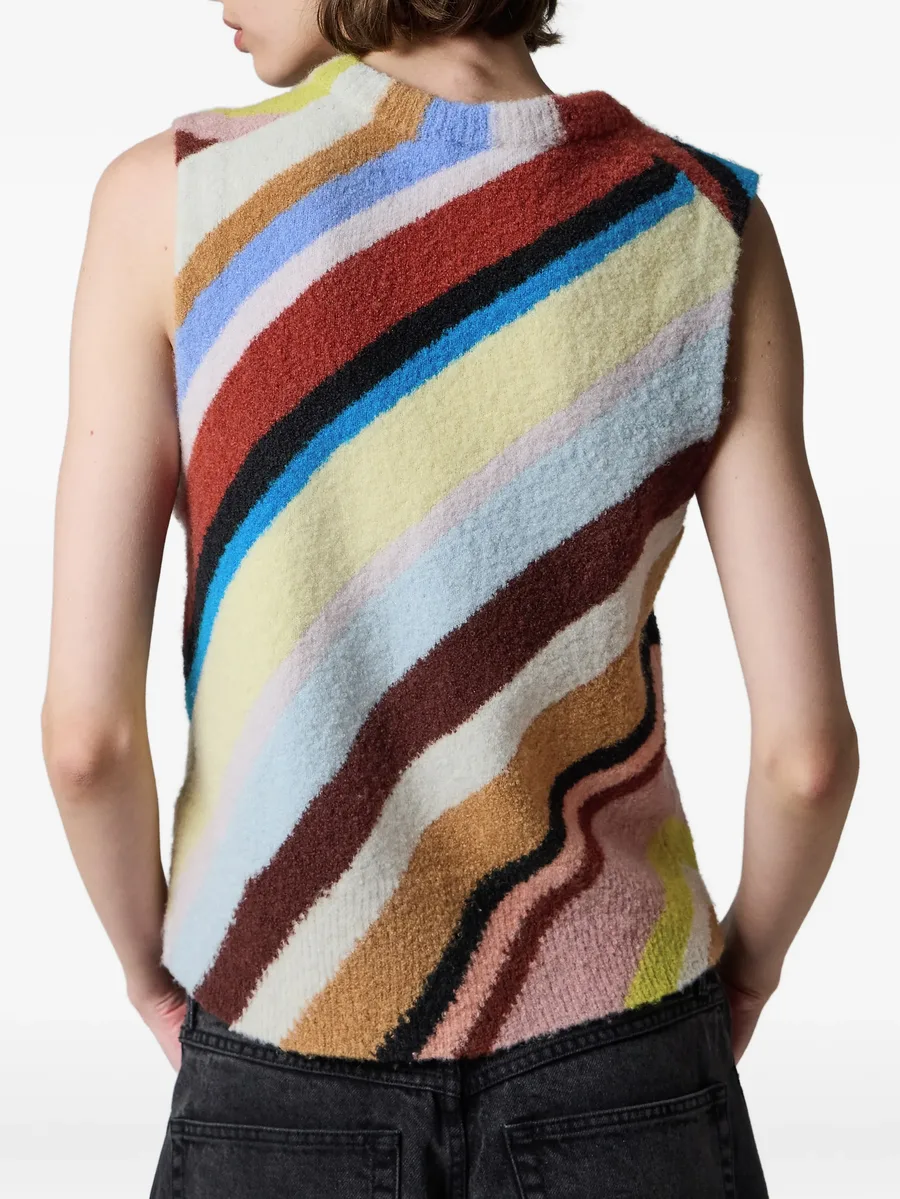 'Swirl' knitted tank top 4