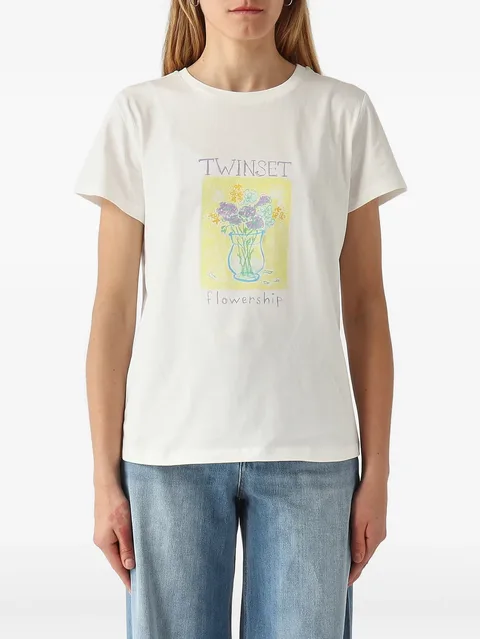 regular T-shirt with print