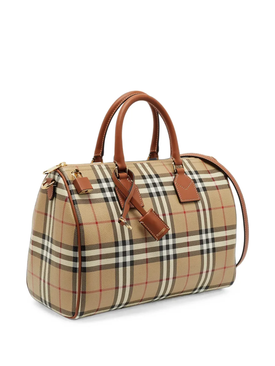 Vintage Check bowling bag 3