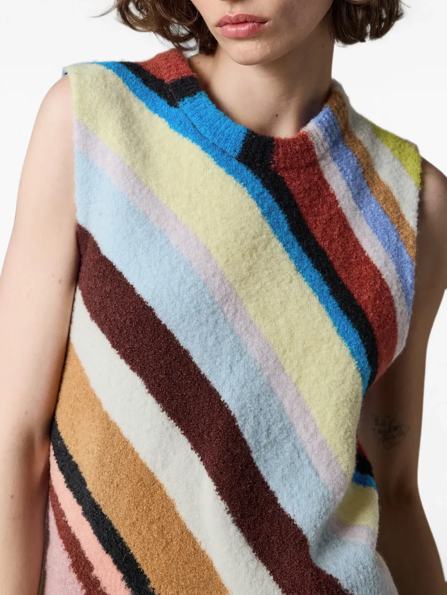 'Swirl' knitted tank top 5